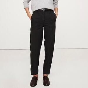 Banana Republic TALL Super Soft Soma High Rise Barrel Pant Black S 713491